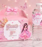 Personalised Fairy Party Box - Girls Birthday Favour Box - Fairy Birthday Party 