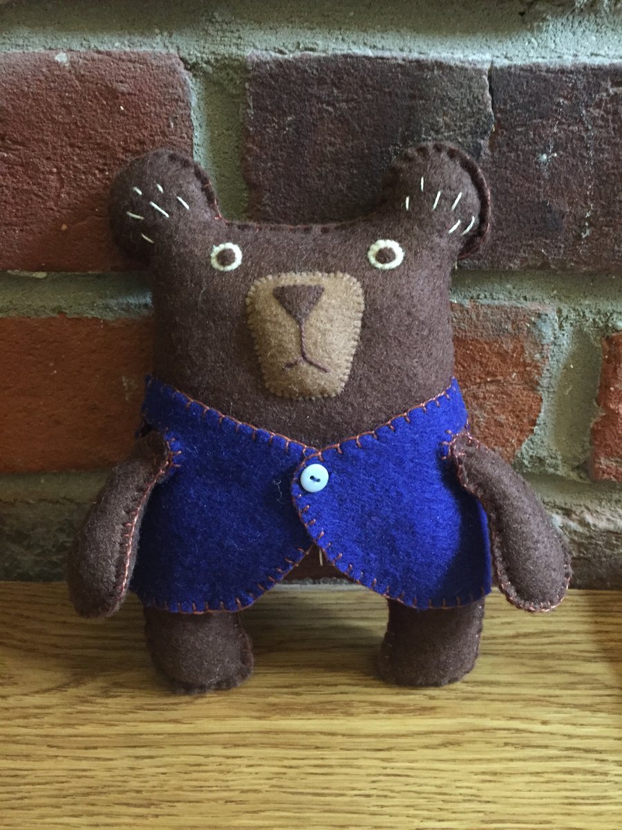 Little brown bear with jacket