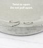 10mm Titanium polished seamless pair hoop earrings - Hypoallergenic - Image 4