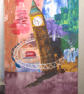 ORIGINAL Abstract Painting " LONDON" IMPRESSIONISM - Image 2