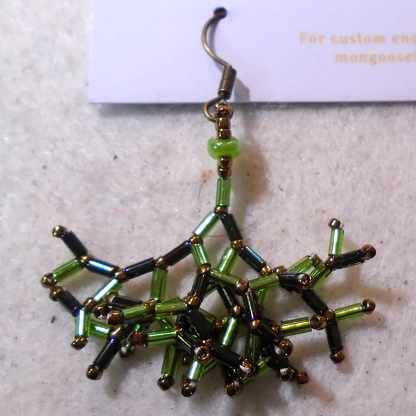 Fractal-style earrings (customisable)