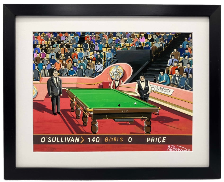 Snooker. Fastest 147 Break. Ronnie O'Sullivan Framed & Unframed Art Print Gift