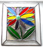 Rainbow Flower Panel Suncatcher Stained Glass Picture 003 - Image 5