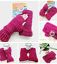 Gift Set - Plum Hiking Mitts & Ear Warmer - Image 6