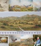 The Malvern Peaks . Annotated with hill names and heights. Large size .  - Image 9
