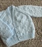 14" Newborn Baby Boys Knots Patterned Cardigan