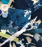 A Beautiful Bundle of Blue- Cyanotype Photogram off cuts.  - Image 6