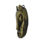 Benin bronze leopard mask fridgemagnet, african tribal art, rusti decor,nigerian - Image 3