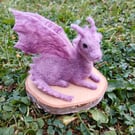 Lilac Orchid Needlefelt Shropshire Dragon