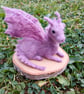 Lilac Orchid Needlefelt Shropshire Dragon - Image 1