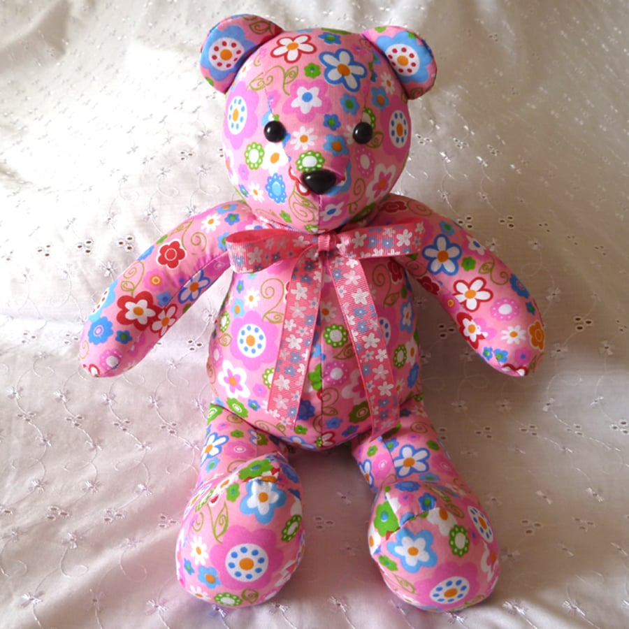 Home Decor Colourful Teddy Bear