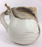 Hare mug, handpainted, earthenware - Image 3