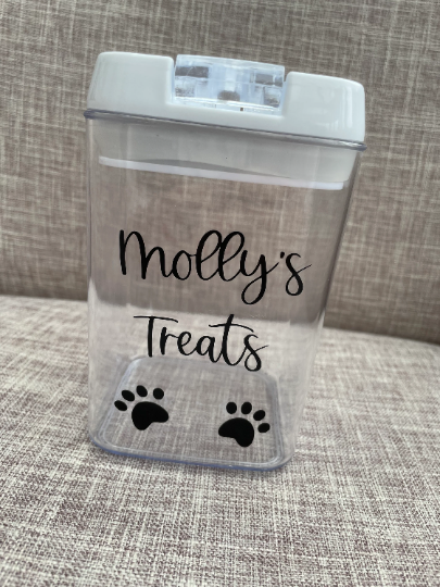 Dog Treat Jar, Dog Treat Storage, Cat Treat Jar, Cat Treat Storage
