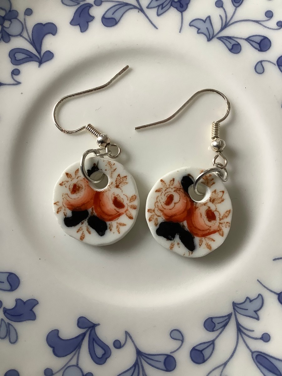 Handmade Drop Earrings, One of a Kind, Unique, sustainable gifts