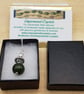 Small minimalist Jade pendant necklace. 12th anniversary gemstone  - Image 5