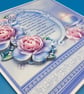 Wedding Day Card, 8x8inches, 20x20cms, Decoupage - Image 2