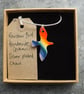 Handmade Ceramic Rainbow Bird Pendant   - Image 6