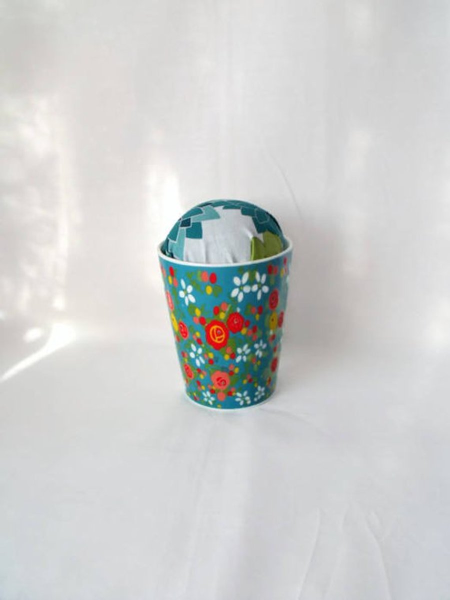 novelty beaker pin cushion for the sewing person in your life