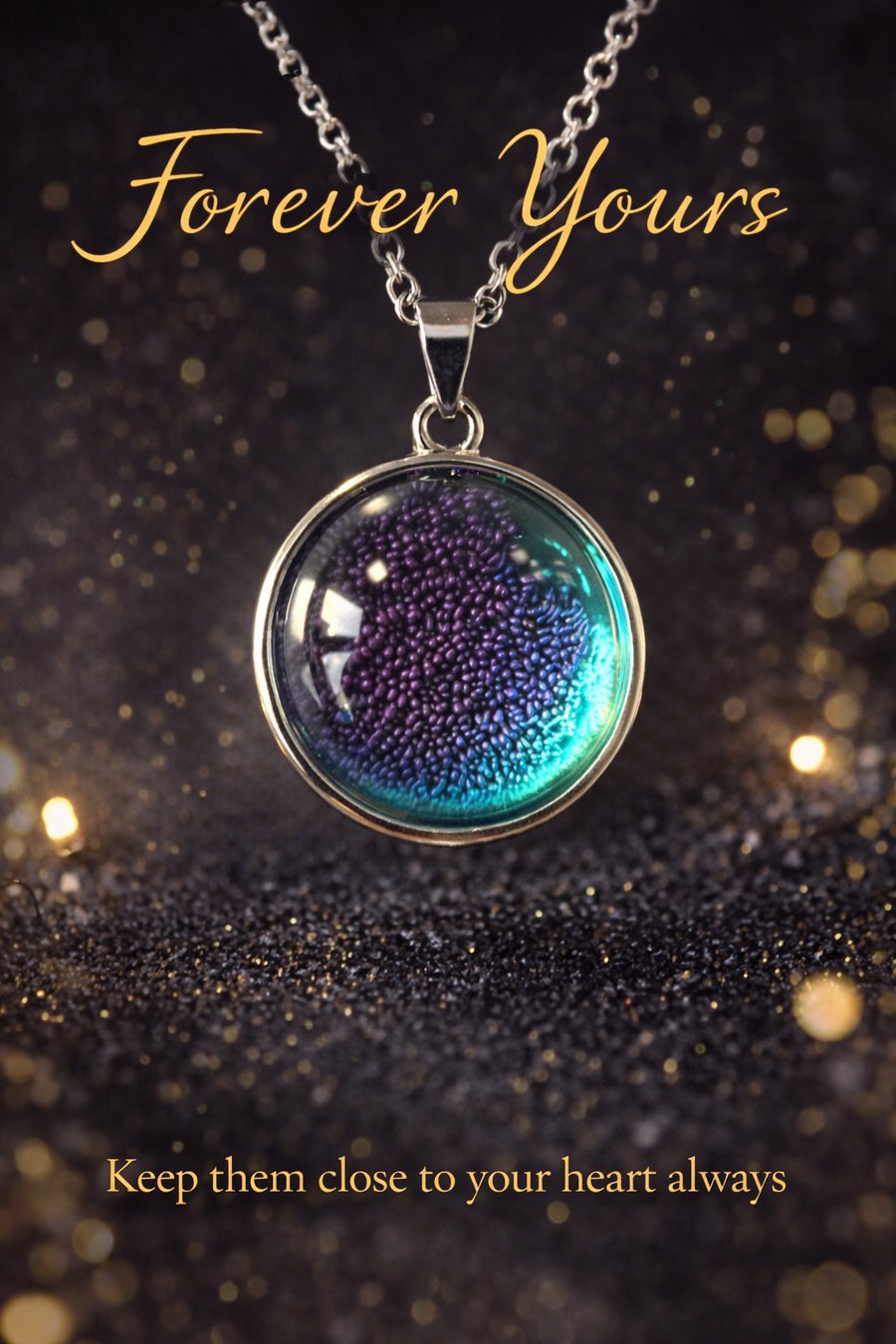 Handmade Resin Jewellery Necklace - Unique 