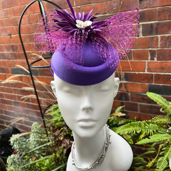 Beautiful Handmade hat, Hat for the Races, Hats for Ascot, Special Occasion Hats