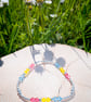Bracelet pansexual pride sterling silver and Swarovski  - Image 6