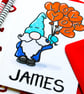 Gnome Personalised Valentine's, Birthday, Anniversary, Just Because Card  - Image 6
