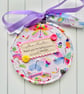 Personalised Teacher Gift Butterfly Hoop Thank You Teacher Gift End of Term Keep