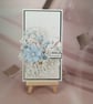 Handmade Card (78) " Think Positive" White Box with Window Included - Image 6
