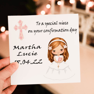 Niece On Your Confirmation Day Card, Confirmati... - Folksy