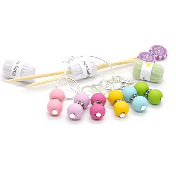 Pastel Stitch Markers