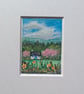 Daffodil Cottage - Original miniature. A5 Mounted - Image 4