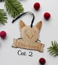 Personalised Christmas Cat Decoration - Image 3