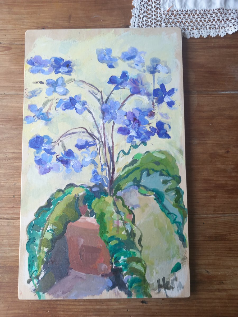 Still life on reclaimed wood