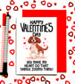 Springer Spaniel Valentine’s Card – You Make My Heart Go Zoomy
