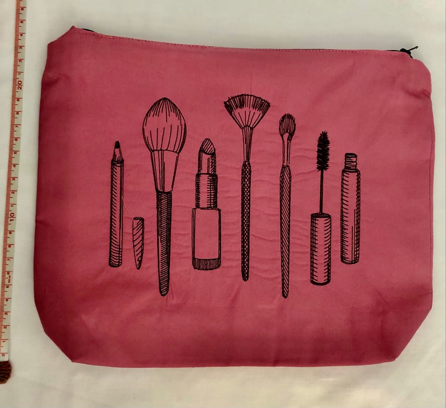 Embroidered Makeup Bag