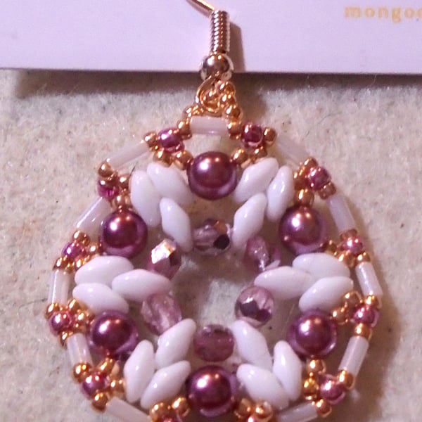 1920s-style bead earrings (customisable)