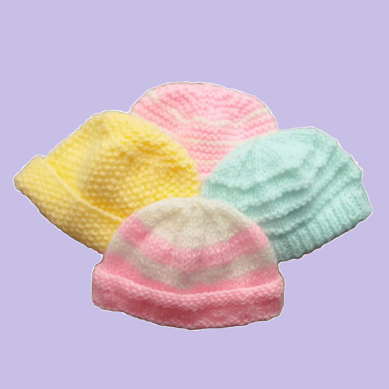 KNITTING PATTERN PDF Bonny Babe Hats