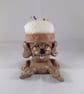Ceramic Hand Painted Small Novelty Dog Puppy Animal Sewing Craft Pin Cushion. - Image 1