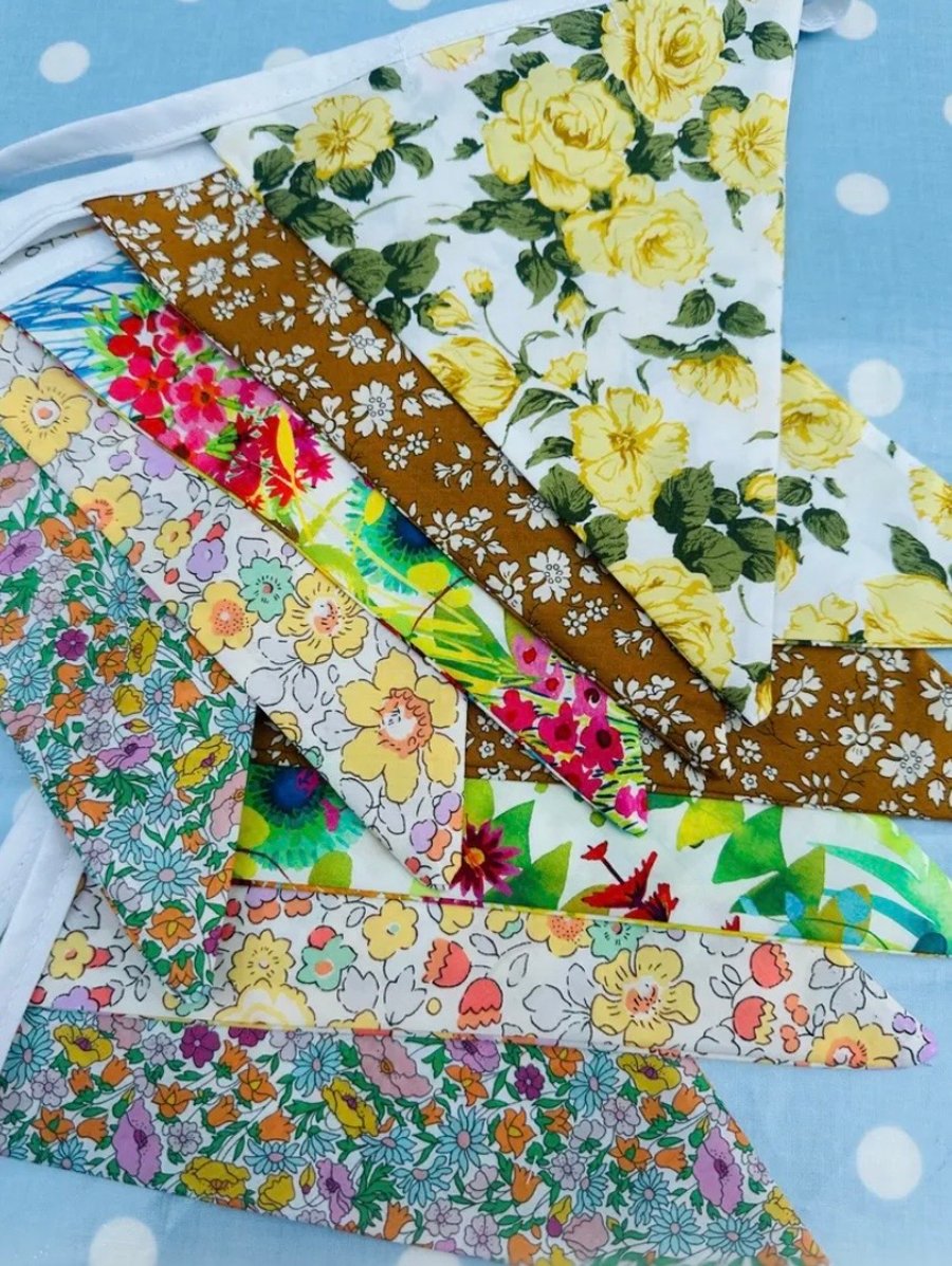 Liberty  Fabric Bunting, Banner, 