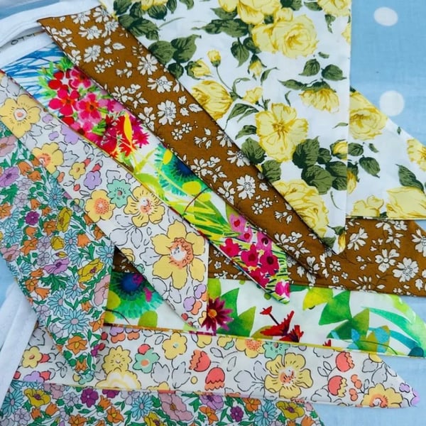 Liberty  Fabric Bunting, Banner, 