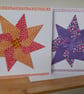 LARGE BLANK HANDMADE ORIGAMI PATTERNED DESIGN CARD. - Image 4