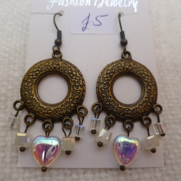Bronze Chandelier Earrings