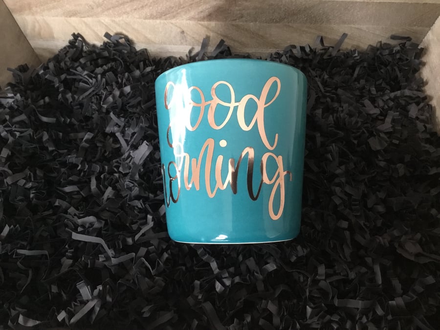 Fun mug. Good morning mug. Seconds Sunday