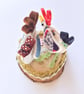 Diorama Chickens Patch & Fred. - Image 4