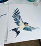 Watercolour Print Swallows Douglas - Image 2