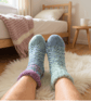 Lace Bed socks knitting pattern - Image 1