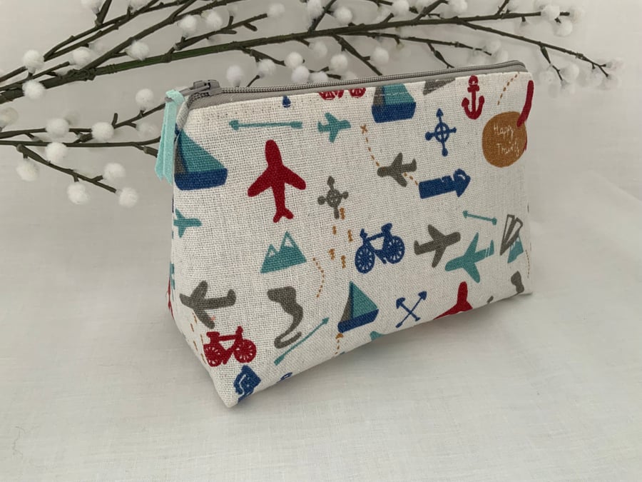 Perfectly Imperfect, Cosmetic Bag, Zipped Pouch, Purse, Make up Bag, Transport