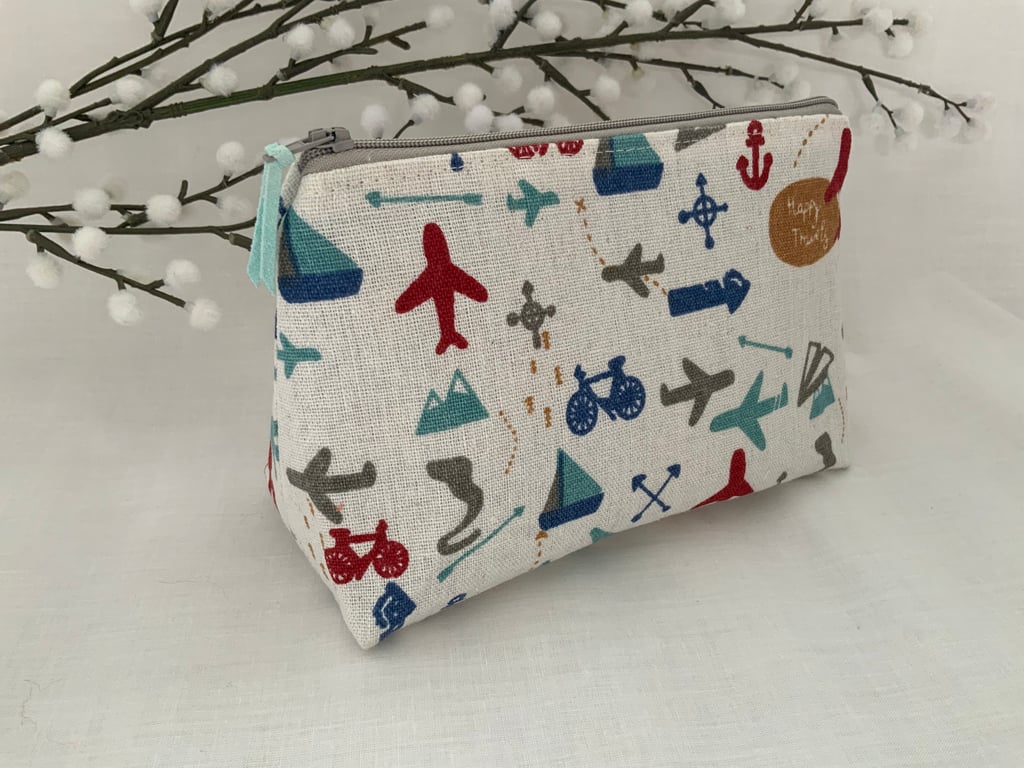 Perfectly Imperfect, Cosmetic Bag, Zipped Pouch, Purse, Make up Bag, Transport