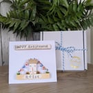Retirement Card With Removable Wooden Cottage Gift