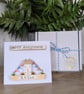 Retirement Card With Removable Wooden Cottage Gift